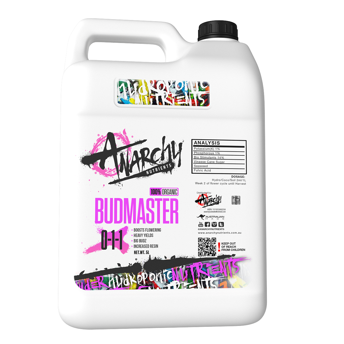 Anarchy Nutrients BUDMASTER