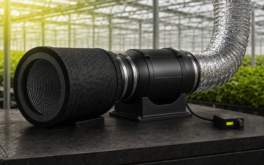 Sizing grow tent ventilation: fans, filters and ducting