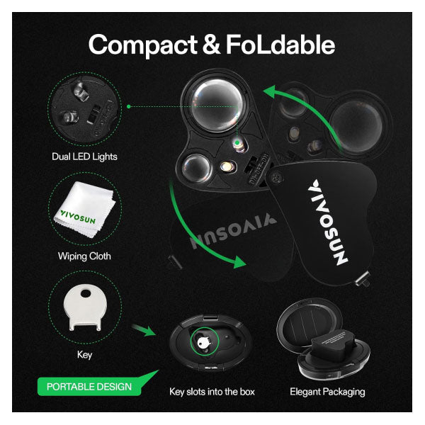 Vivosun Jewellers Loupe Magnifier