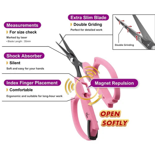 Saboten PT-15 Automatic Professional Trimming Scissors Extra Slim – Straight Blade