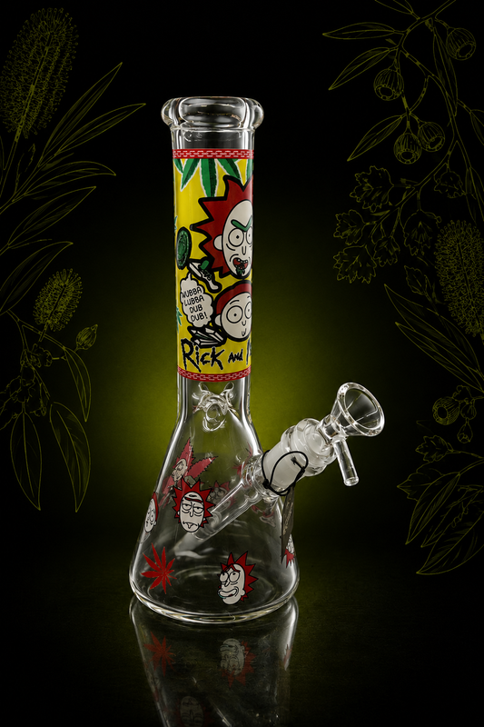 R & M Yellow Graphic Beaker