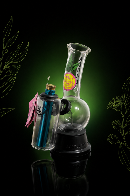 Agung Shorty Bong With Chamber 18.5cm