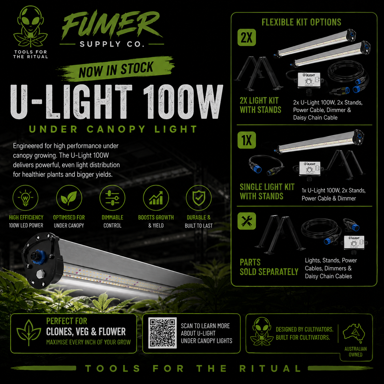 U-Light 100W Under Canopy Light