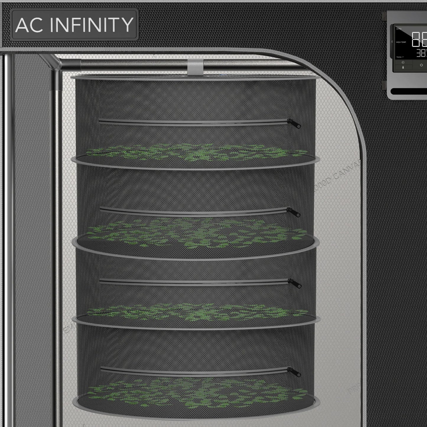 AC Infinity Hanging Herb Drying Rack