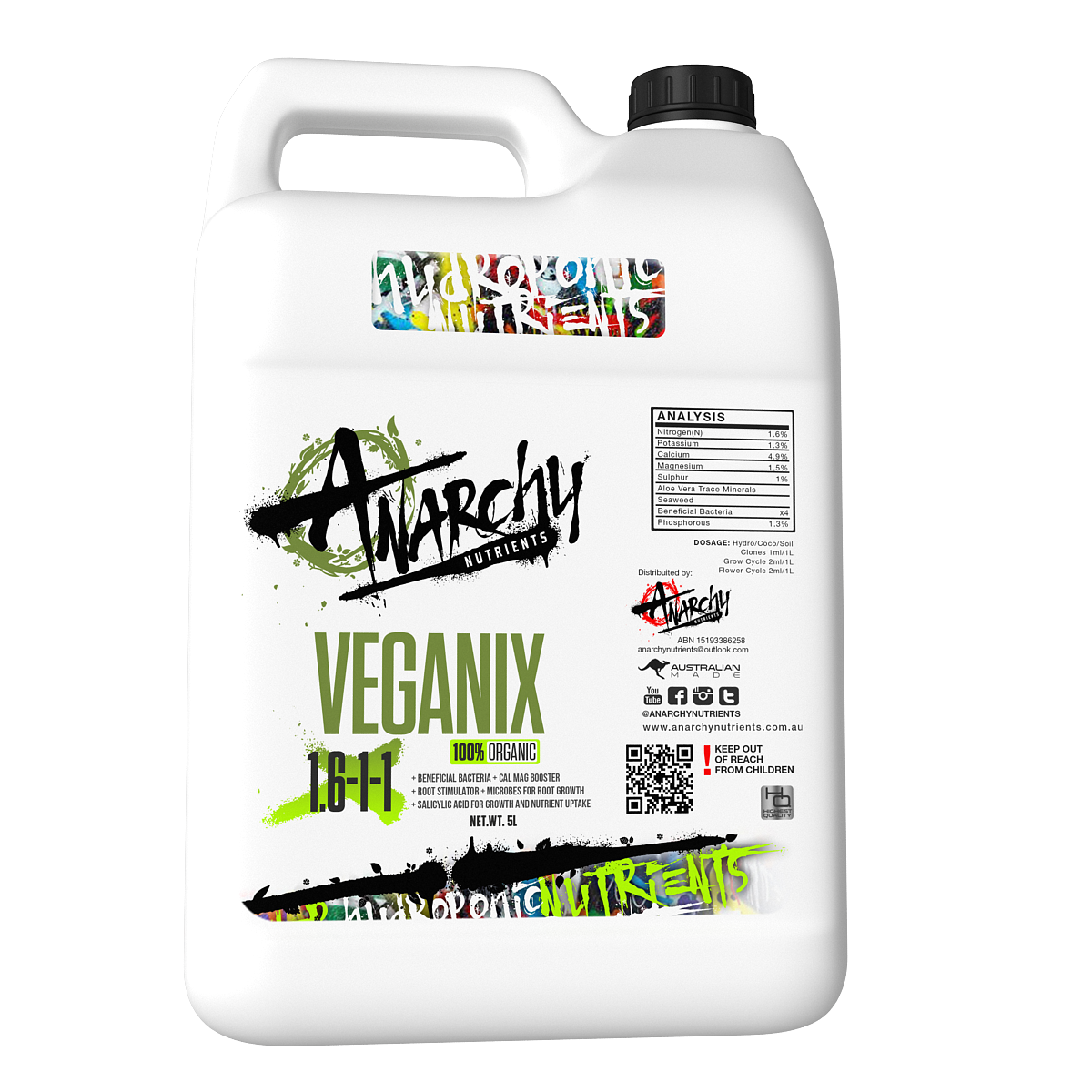 Anarchy Nutrients VEGANIX