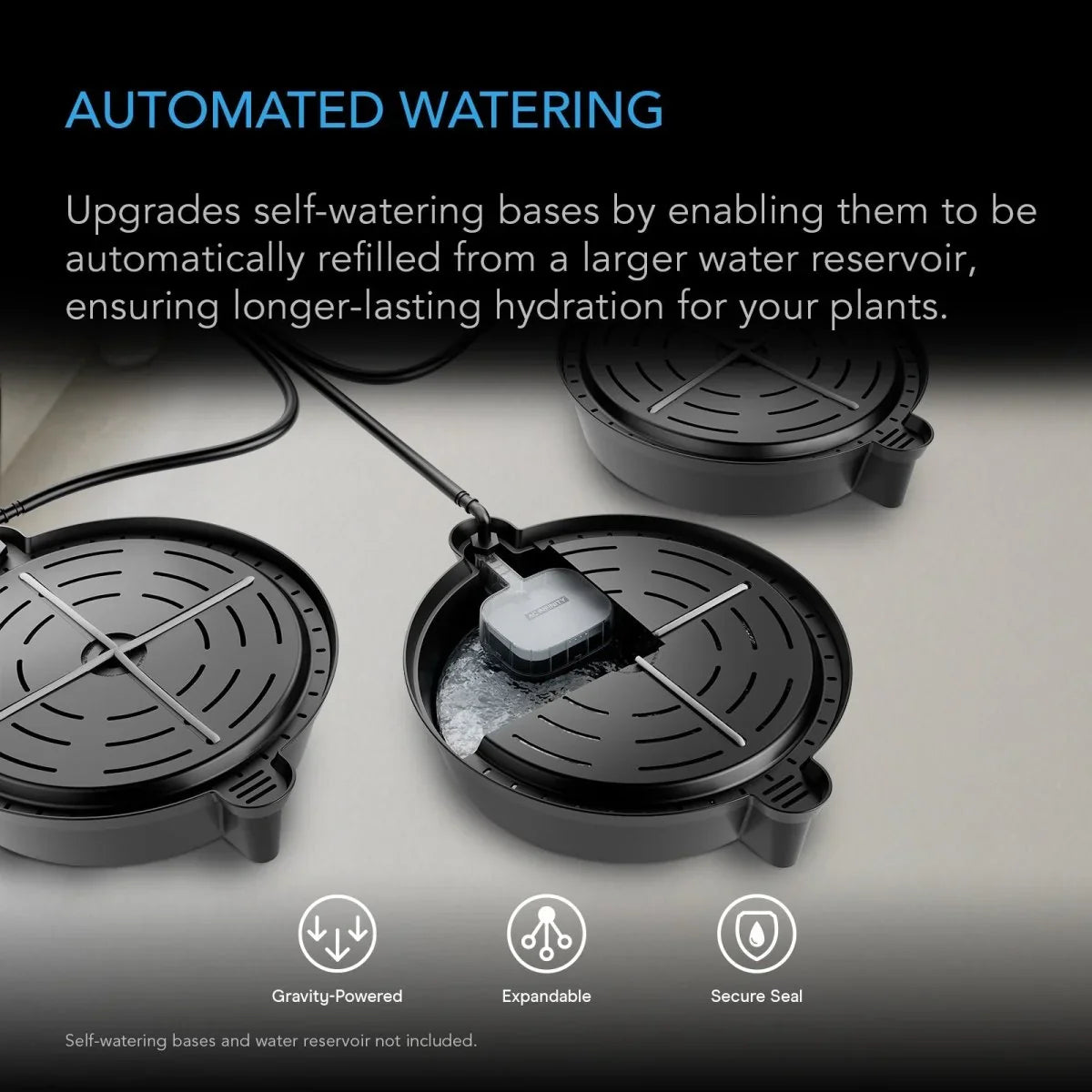 AC Infinity Auto-Fill Upgrade Valve Kit for Self-Watering Base, 4-Pack